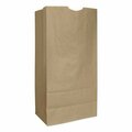 Ajm Packaging General, GROCERY PAPER BAGS, 50 LBS CAPACITY, #16, 7.75inW X 4.81inD X 16inH, KRAFT, 500 BAGS GH16
